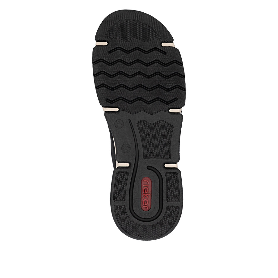bottes noires à fermeture éclair pour femmes rieker 45920-01