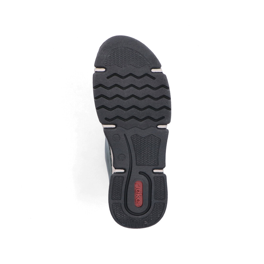 bottes vertes à fermeture éclair pour femmes rieker 45920-54
