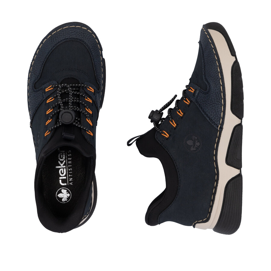 bottes élastiques bleues pour femmes rieker 45963-14