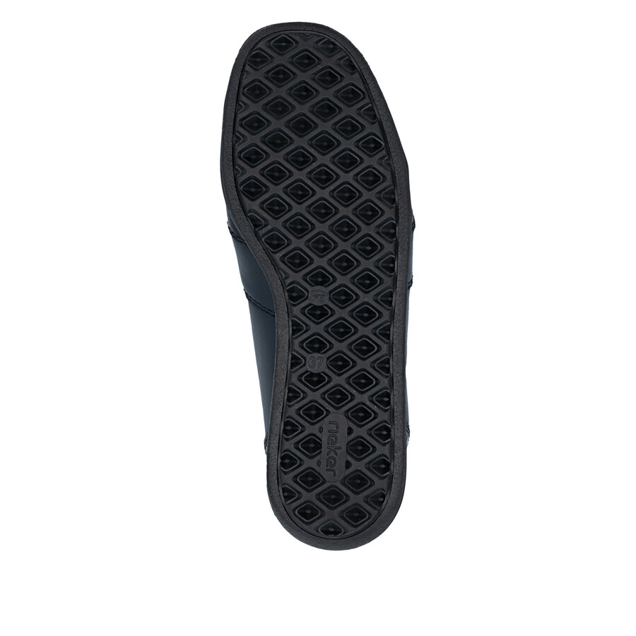 bottes bleues à fermeture éclair pour femmes rieker 47254-14