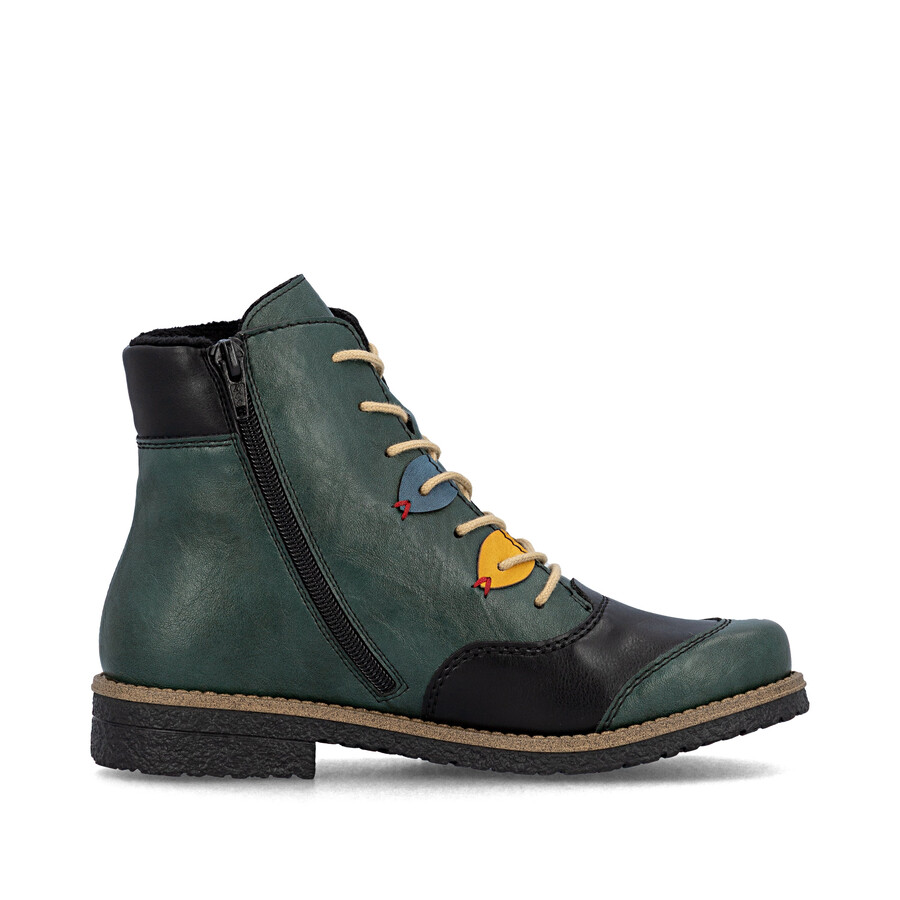 bottes à fermeture éclair multiples pour femmes rieker 73510-90