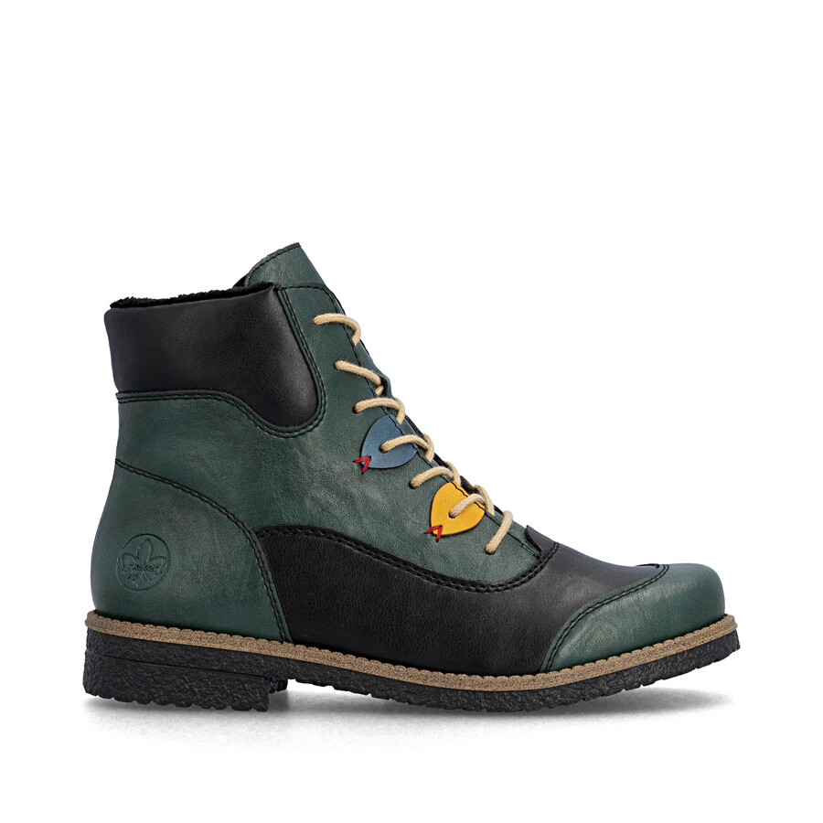 bottes à fermeture éclair multiples pour femmes rieker 73510-90