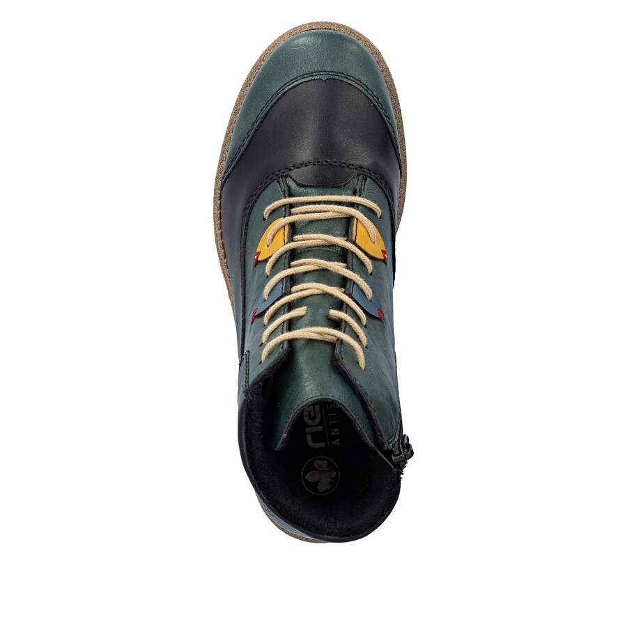 bottes à fermeture éclair multiples pour femmes rieker 73510-90