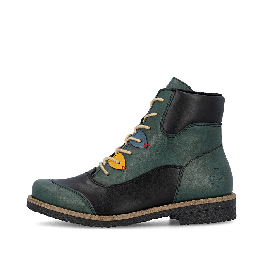 bottes à fermeture éclair multiples pour femmes rieker 73510-90