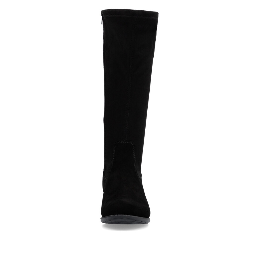 bottes noires à fermeture éclair pour femmes rieker 78654-00