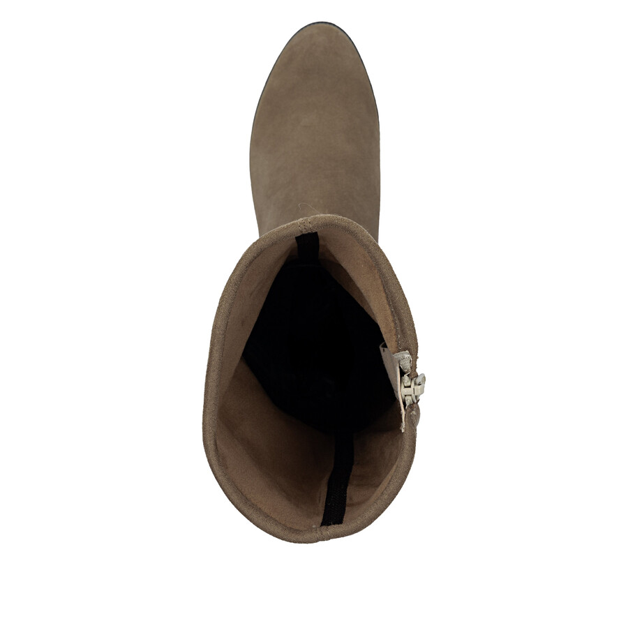bottes marron à fermeture éclair pour femmes rieker 78654-24