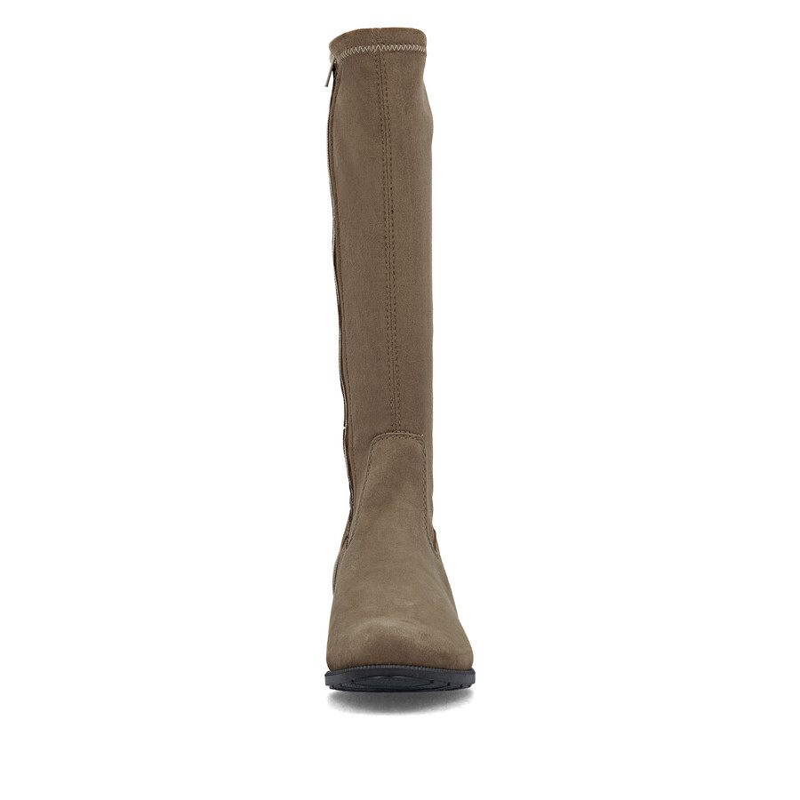 bottes marron à fermeture éclair pour femmes rieker 78654-24
