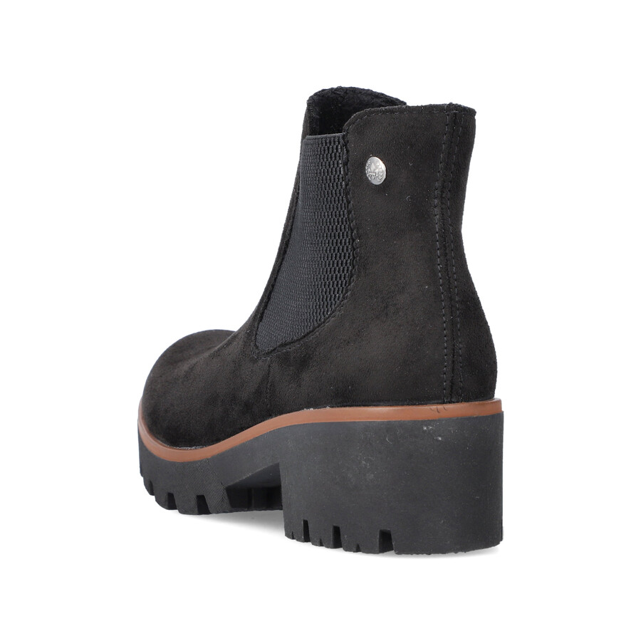 bottes élastiques noires pour femmes rieker 79265-00
