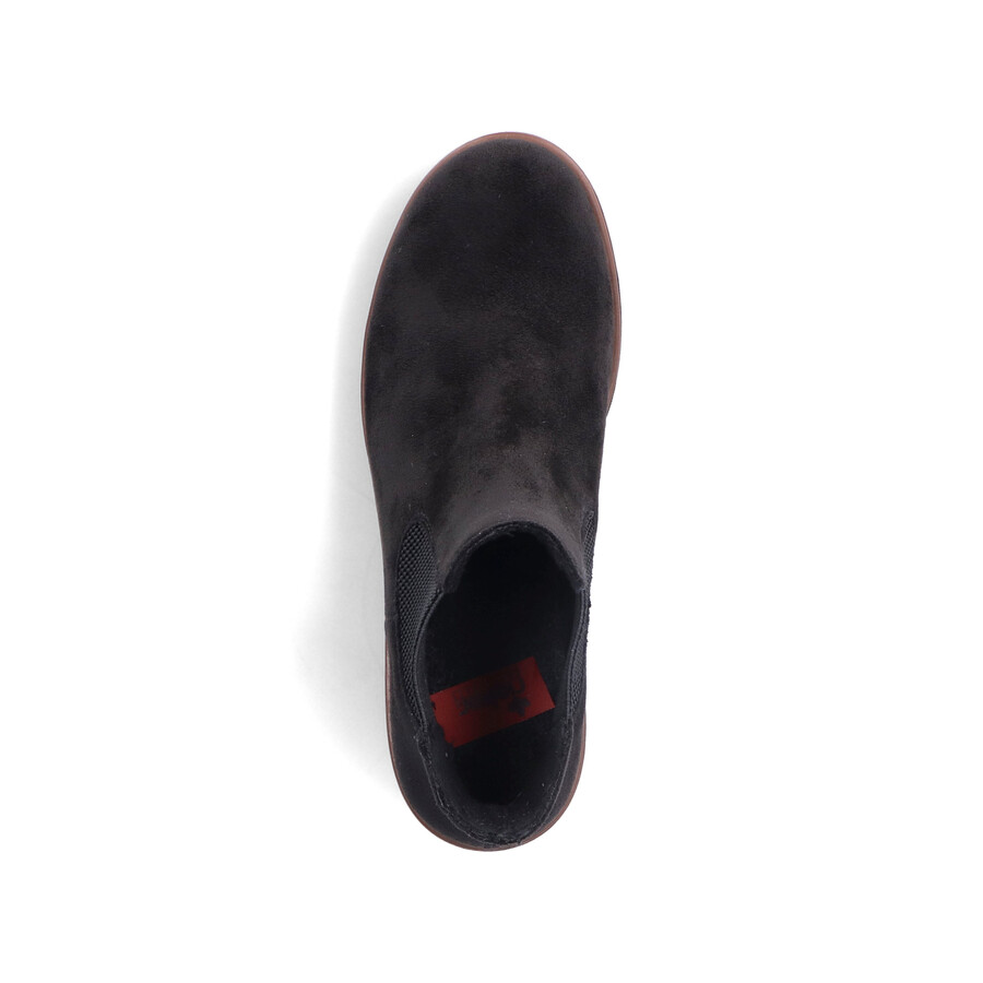 bottes élastiques noires pour femmes rieker 79265-00