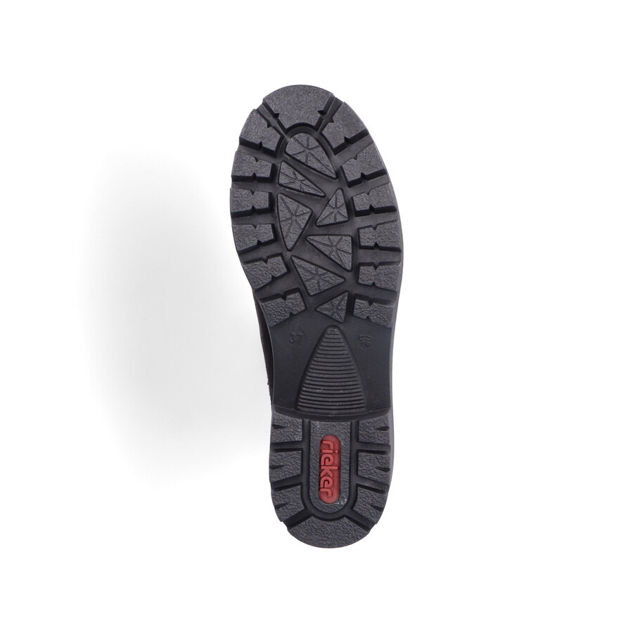 bottes élastiques noires pour femmes rieker 79265-00