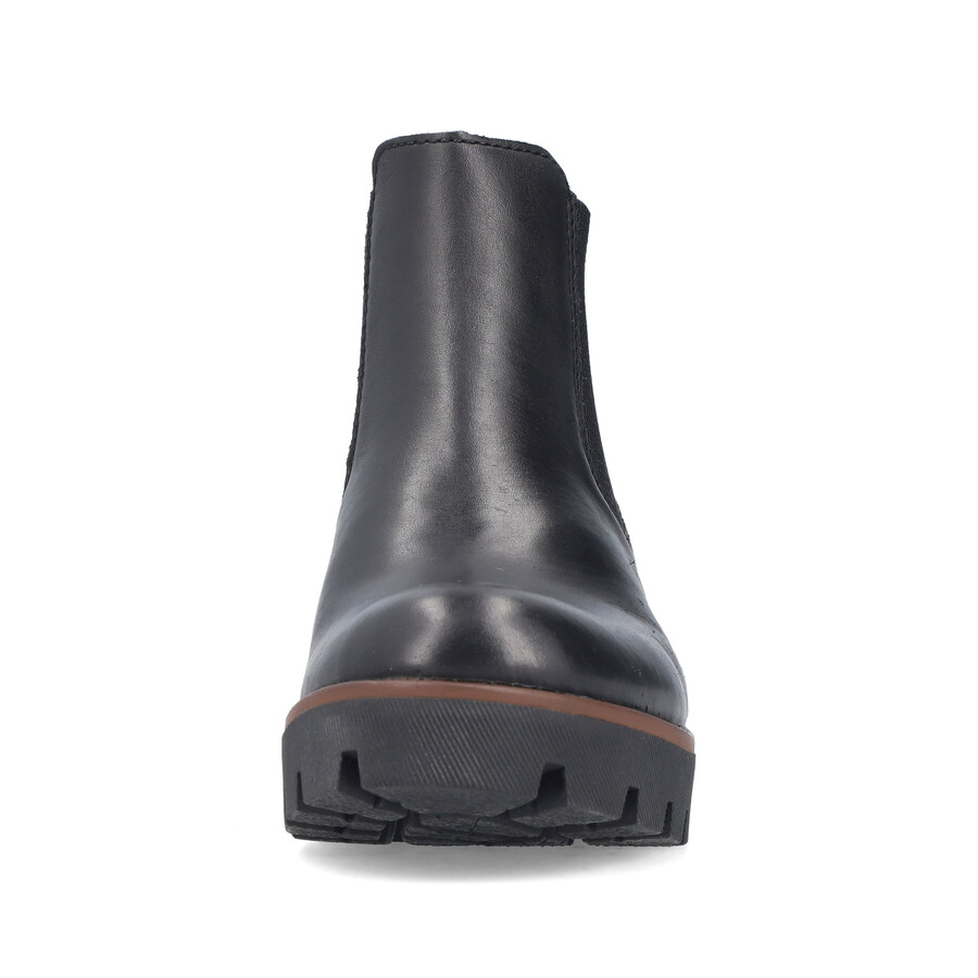 bottes noires élastiques pour femmes rieker 79265-03