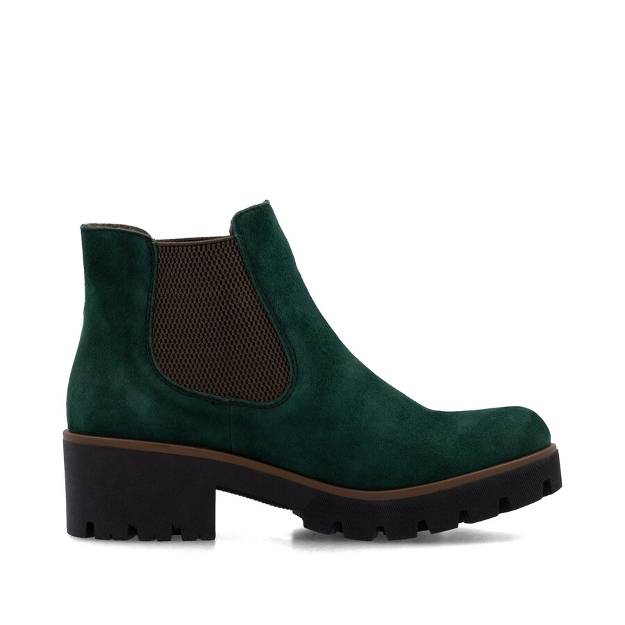 bottes élastiques vertes pour femmes rieker 79265-55