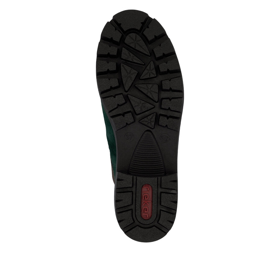 bottes élastiques vertes pour femmes rieker 79265-55