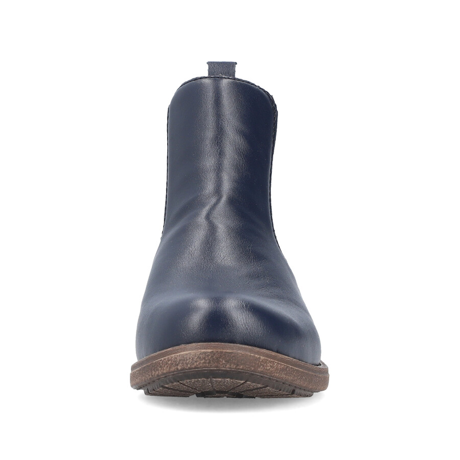bottes élastiques bleues pour femmes rieker 79450-14