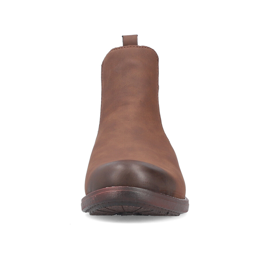 bottes élastiques marron pour femmes rieker 79450-24