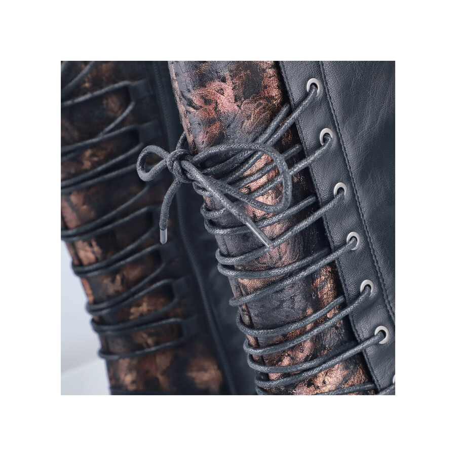 bottes noires à fermeture éclair pour femmes rieker 94693-00