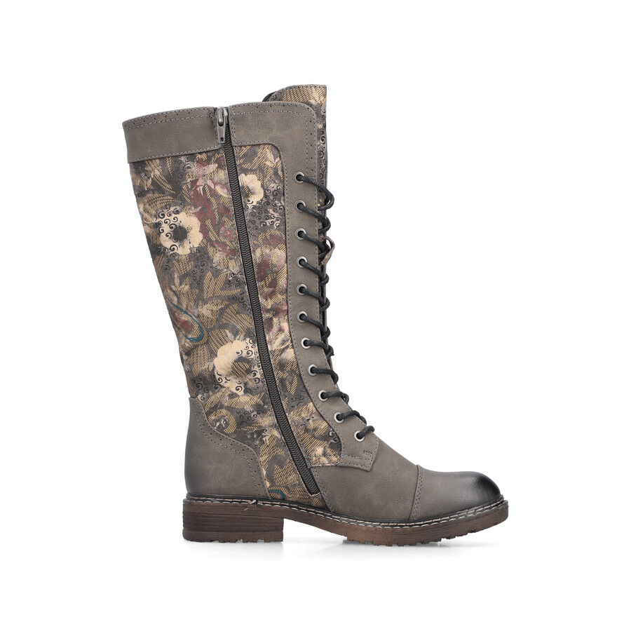 bottes à fermeture éclair multiples pour femmes rieker 94731-90