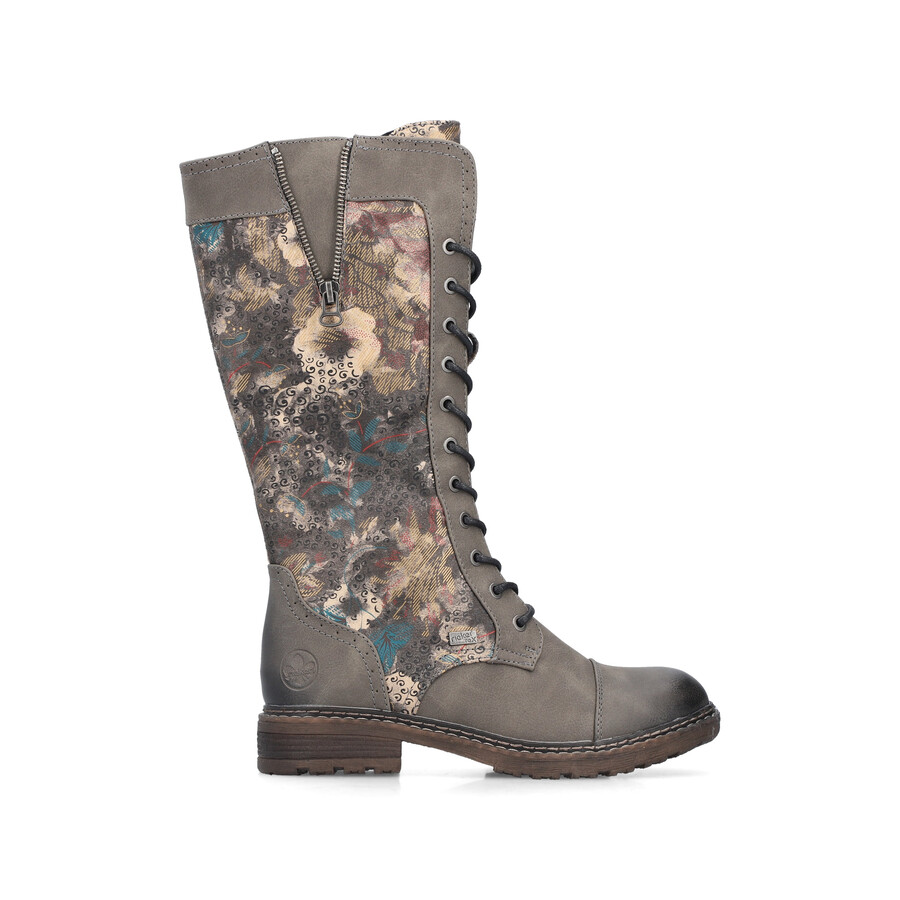 bottes à fermeture éclair multiples pour femmes rieker 94731-90