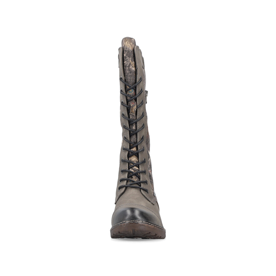 bottes à fermeture éclair multiples pour femmes rieker 94731-90