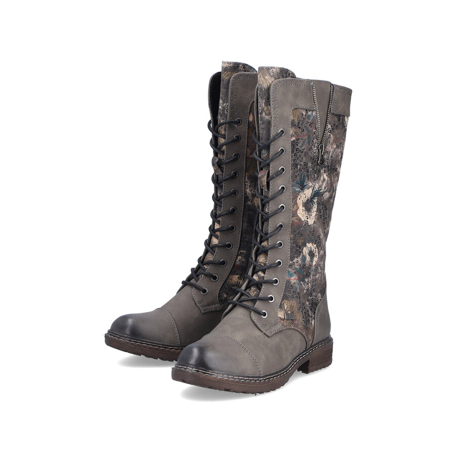 bottes à fermeture éclair multiples pour femmes rieker 94731-90