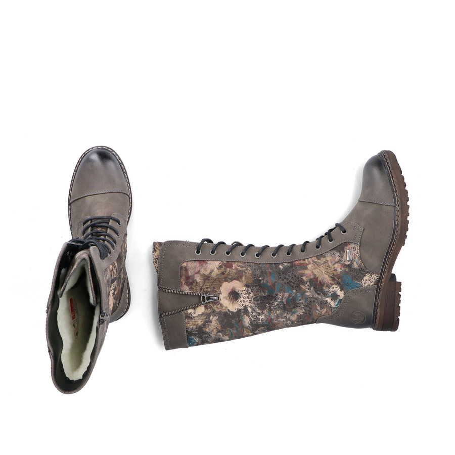 bottes à fermeture éclair multiples pour femmes rieker 94731-90