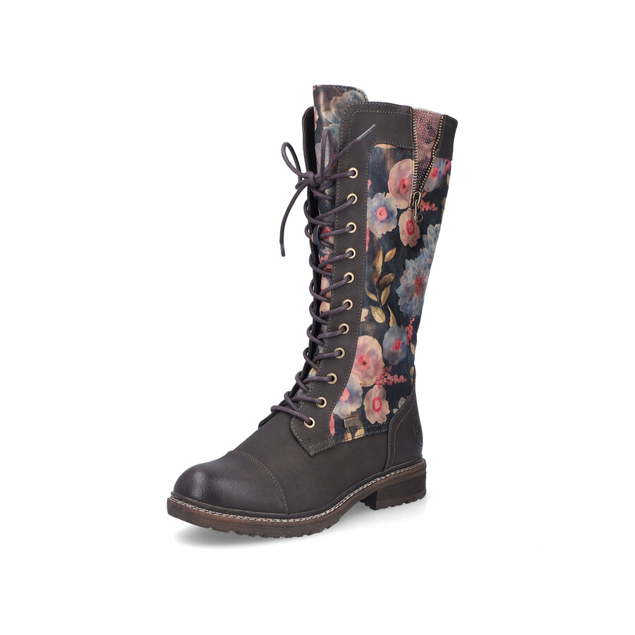 bottes à fermeture éclair multiples pour femmes rieker 94731-91