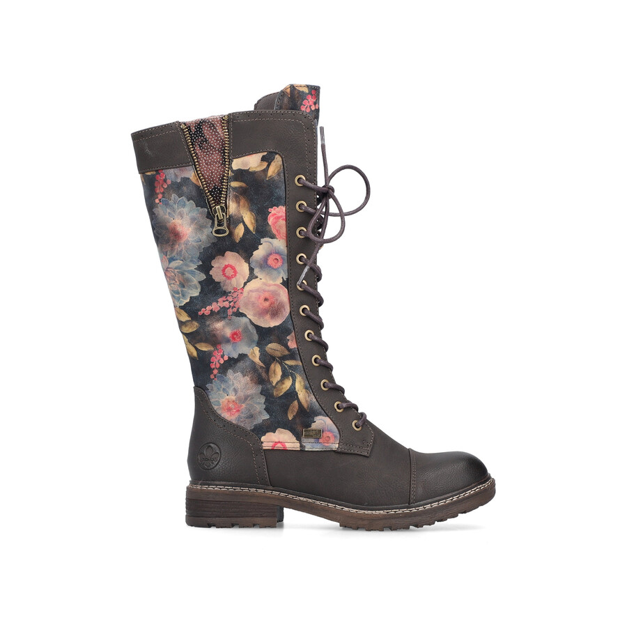 bottes à fermeture éclair multiples pour femmes rieker 94731-91