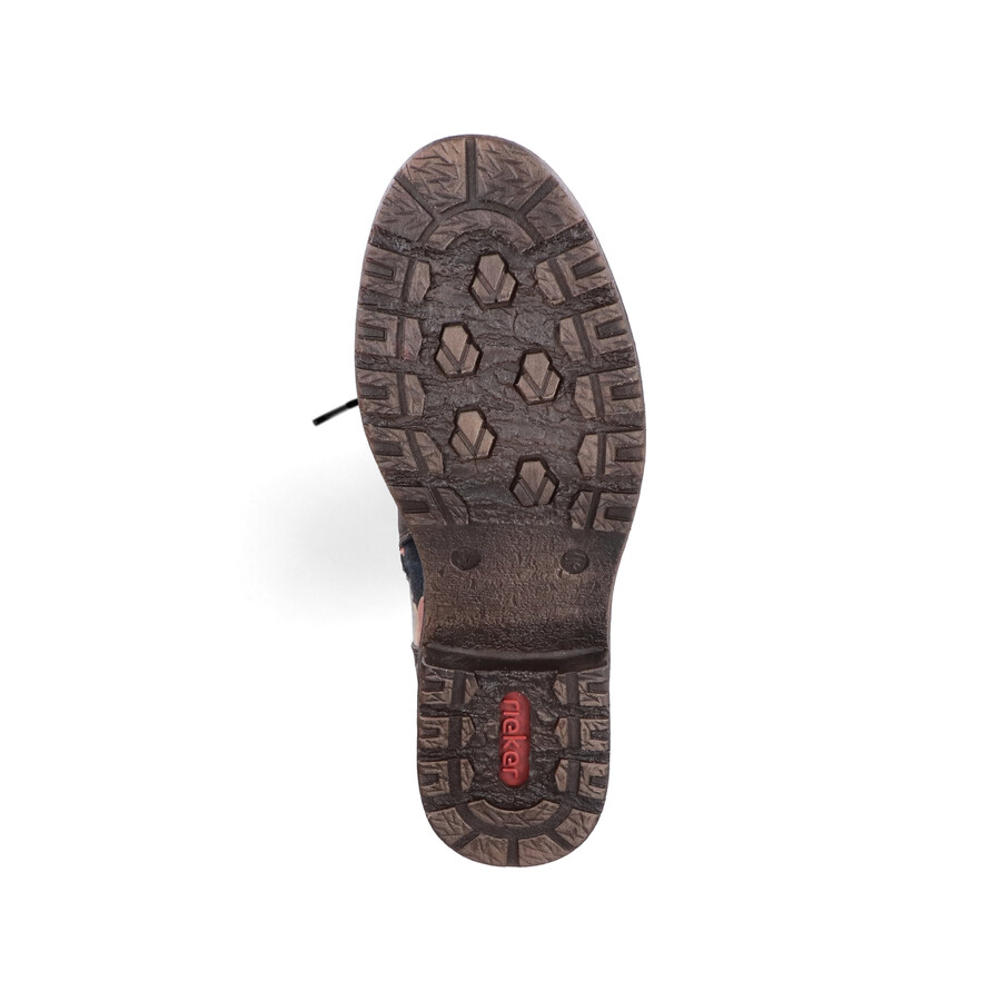 bottes à fermeture éclair multiples pour femmes rieker 94731-91