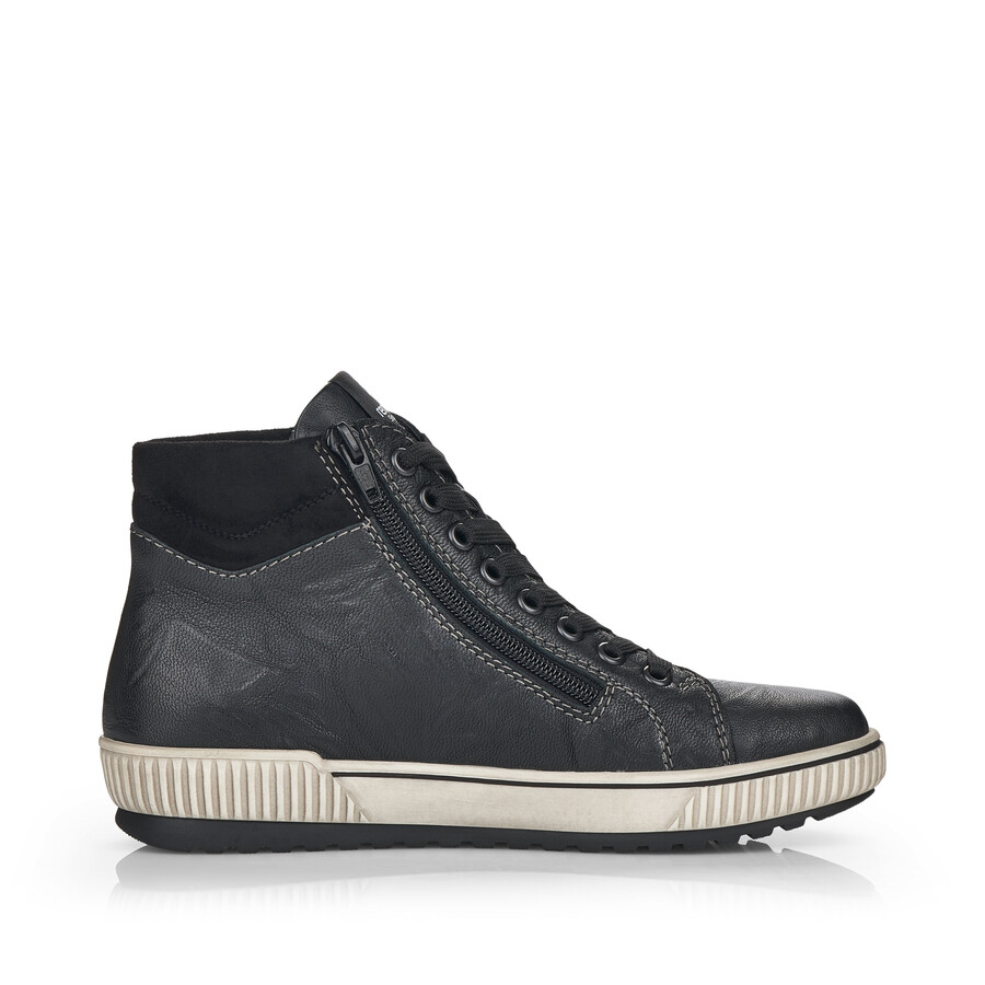 bottes noires à fermeture éclair pour femmes remonte d0772-01