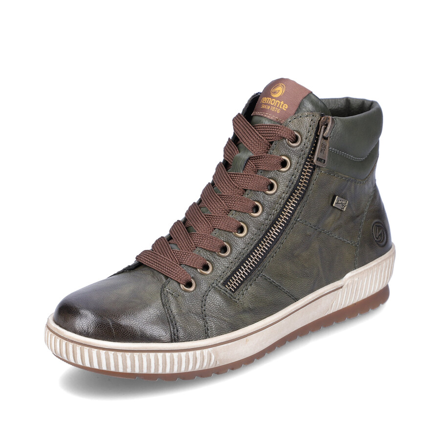 bottes vertes à fermeture éclair pour femmes remonte d0772-52