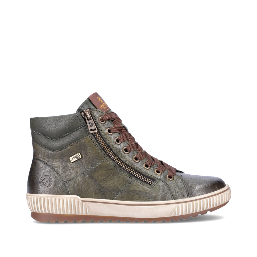 bottes vertes à fermeture éclair pour femmes remonte d0772-52