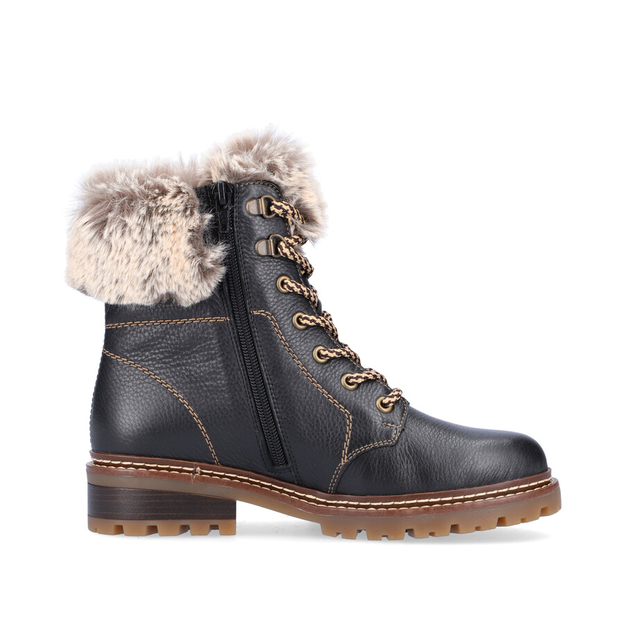 bottes noires à fermeture éclair pour femmes remonte d0b74-01