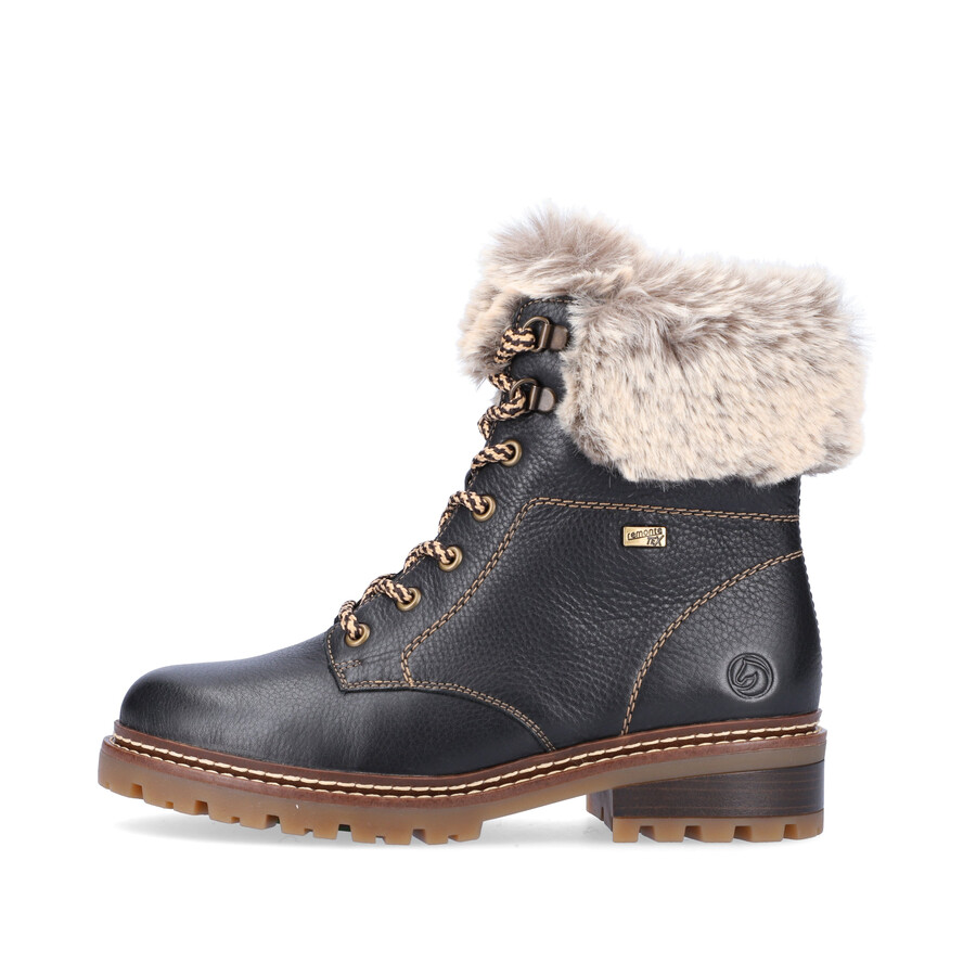 bottes noires à fermeture éclair pour femmes remonte d0b74-01