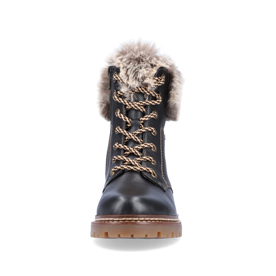 bottes noires à fermeture éclair pour femmes remonte d0b74-01