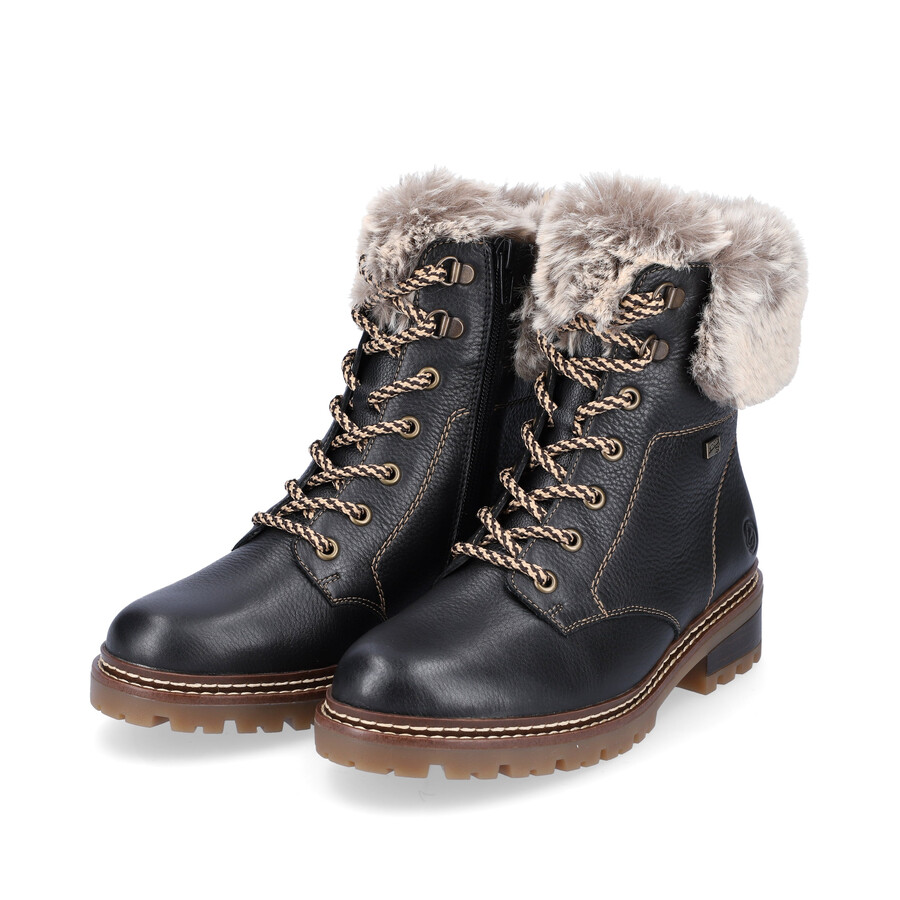 bottes noires à fermeture éclair pour femmes remonte d0b74-01