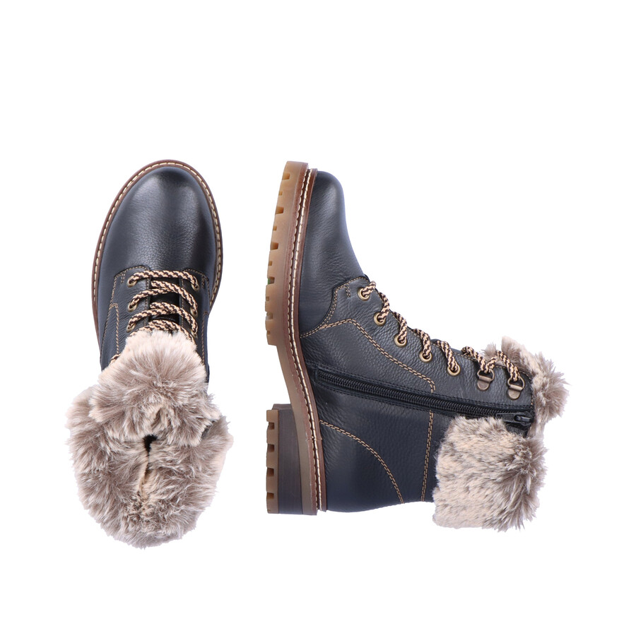 bottes noires à fermeture éclair pour femmes remonte d0b74-01