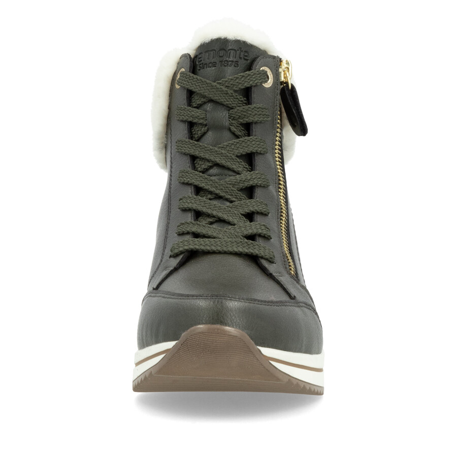 bottes vertes à fermeture éclair pour femmes remonte d0t77-52