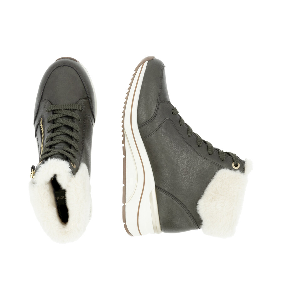 bottes vertes à fermeture éclair pour femmes remonte d0t77-52