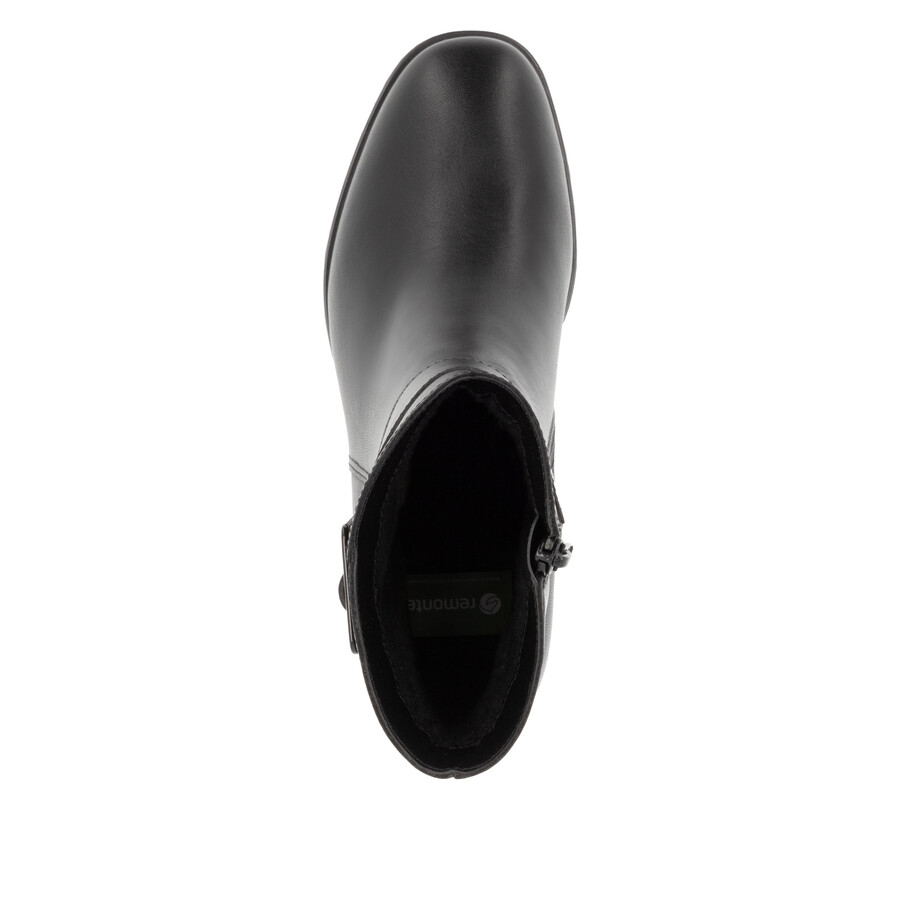 bottes noires à fermeture éclair pour femmes remonte d0v80-00