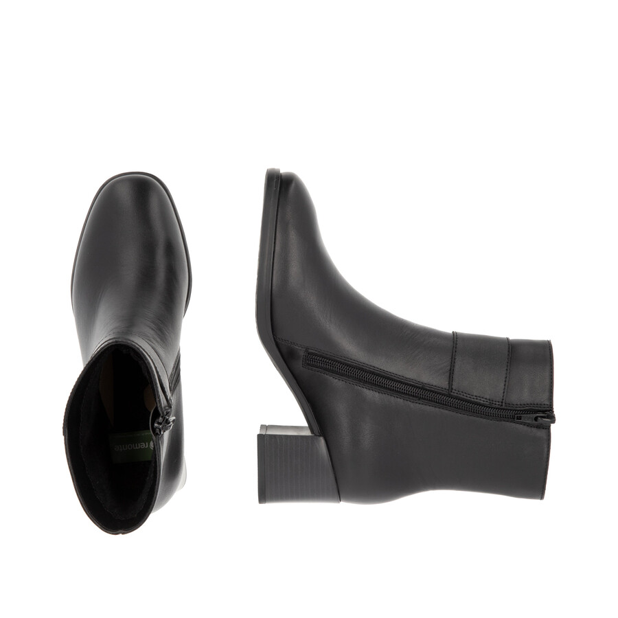 bottes noires à fermeture éclair pour femmes remonte d0v80-00