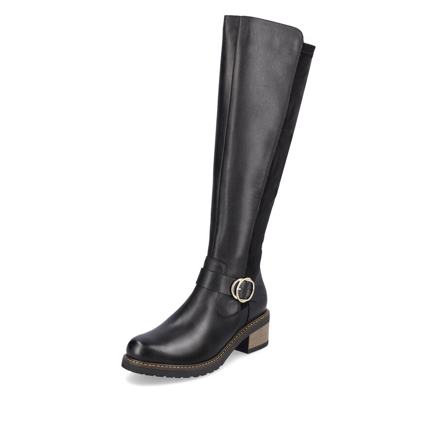 bottes noires à fermeture éclair pour femmes remonte d1a73-01