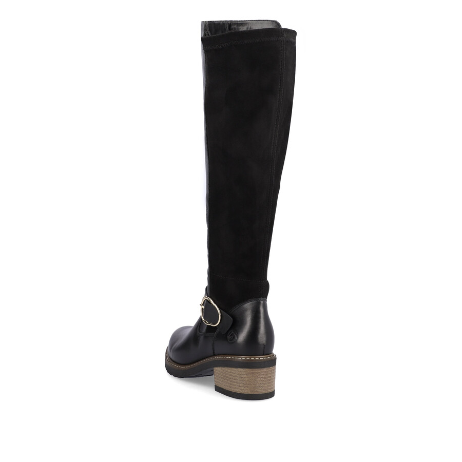bottes noires à fermeture éclair pour femmes remonte d1a73-01