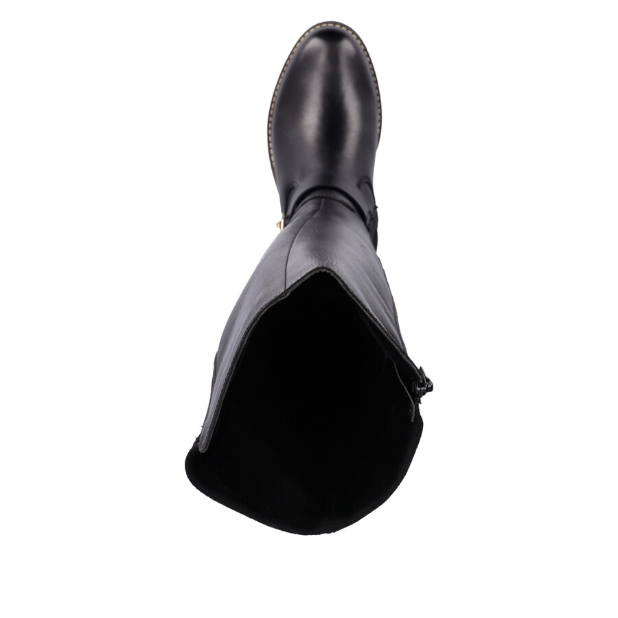 bottes noires à fermeture éclair pour femmes remonte d1a73-01