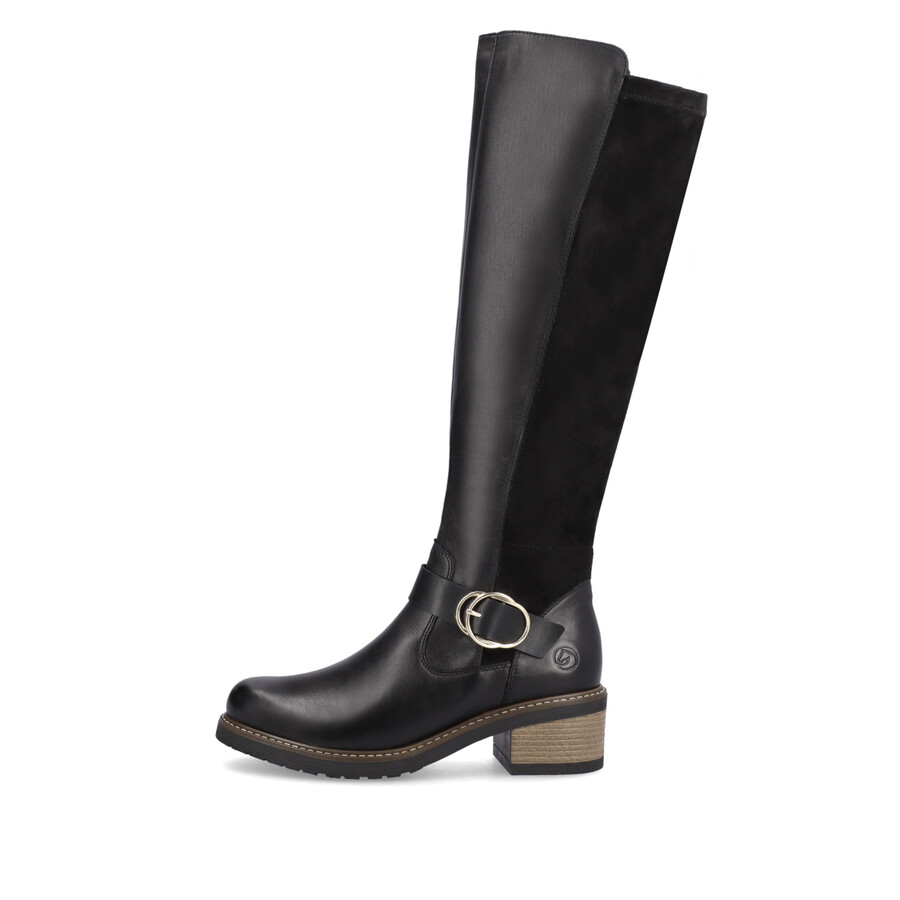 bottes noires à fermeture éclair pour femmes remonte d1a73-01