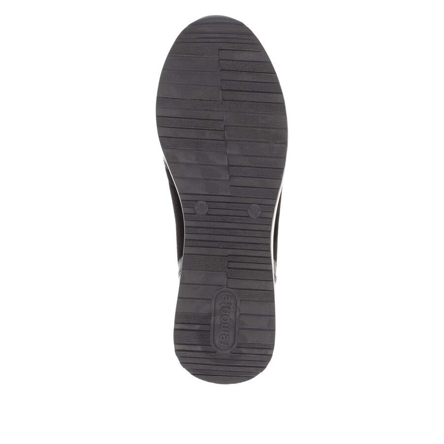 bottes noires à fermeture éclair pour femmes remonte d1g70-03