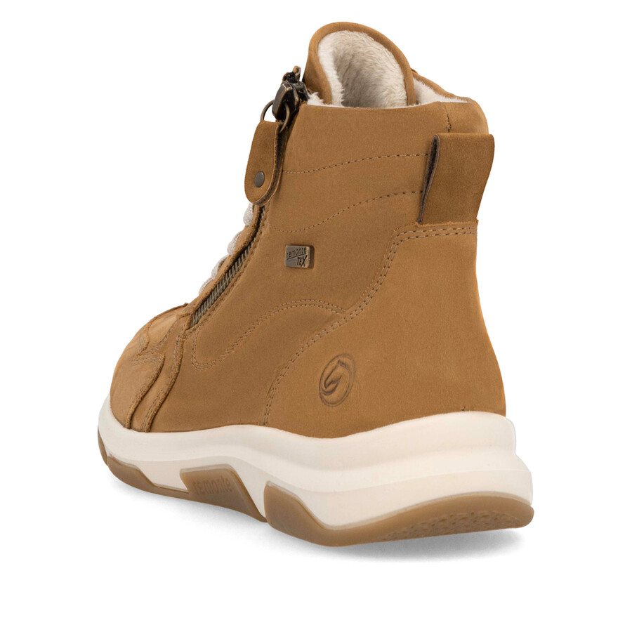 bottes marron à fermeture éclair pour femmes remonte d1s71-22