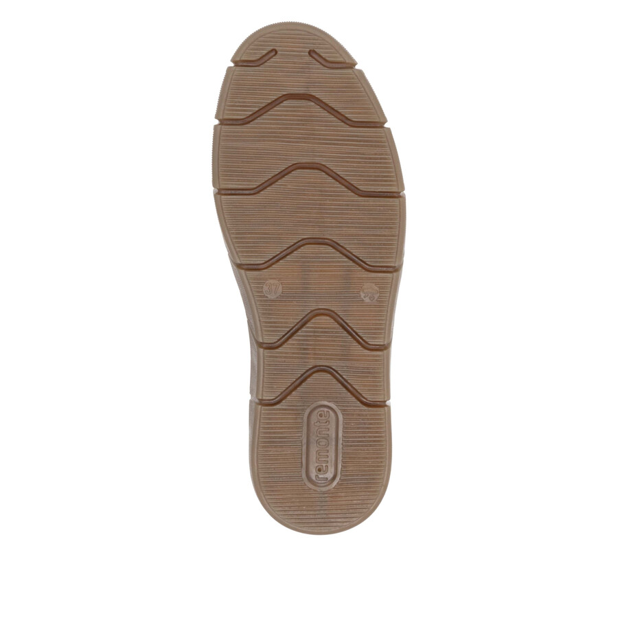 bottes beiges zippées pour femmes remonte d1t73-60