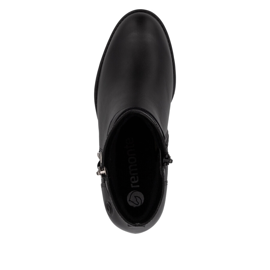bottes noires à fermeture éclair pour femmes remonte d2a72-00