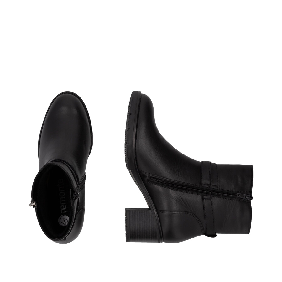 bottes noires à fermeture éclair pour femmes remonte d2a72-00