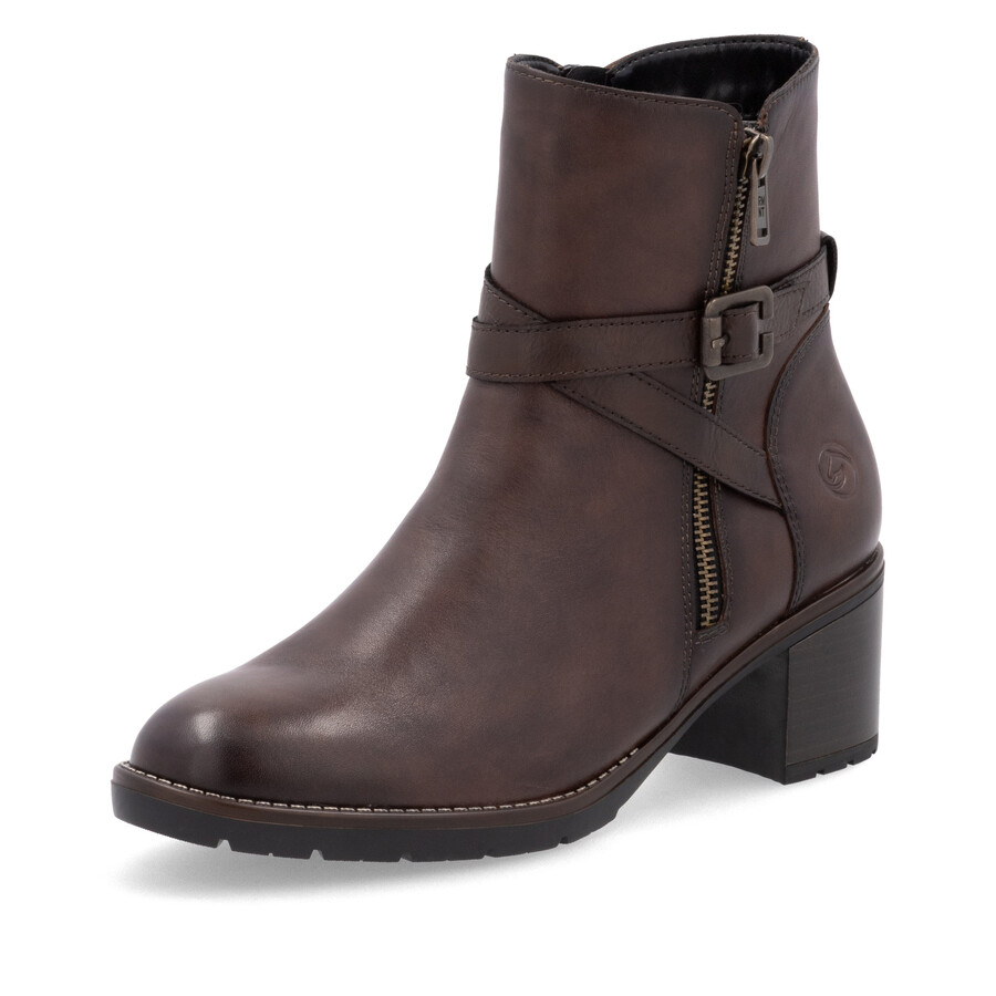 bottes marron à fermeture éclair pour femmes remonte d2a72-25